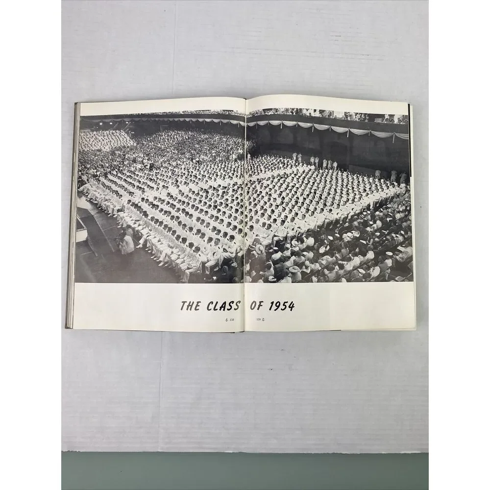 Vintage 1954 Lucky Bag United States Naval Academy School Yearbook Hardback‎